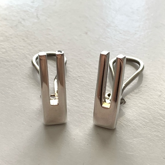 Gucci sterling silver clip on earrings - Picture 1 of 6